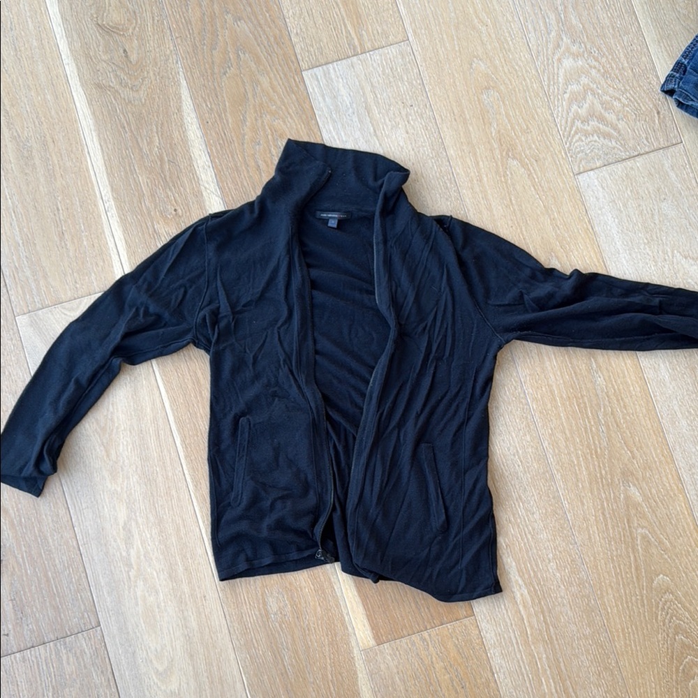 John Varvatos Chic Black Cardigan
